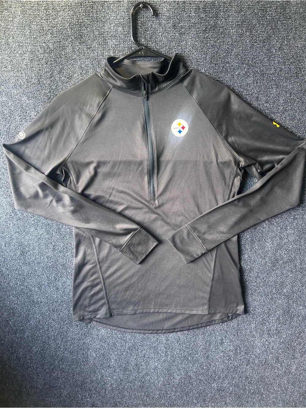 Under Armour Pittsburgh Steelers 1/4 Zip Pullover Shirt Men’s LG